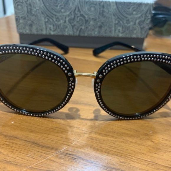 Jimmy Choo Mori/9RQ   Smoke /Silver Mori Sunglasse main image 6